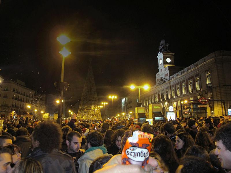 puerta del sol 31 diciembre